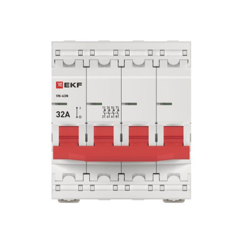 Выкл. нагрузки ВН-63N 4P 32А PROXIMA EKF Выкл. нагрузки ВН-63N 4P 32А PROXIMA EKF