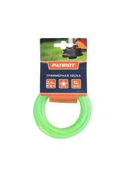Леска D2.4мм L12м 240-12-3 картонный подвес звезда зел. PATRIOT 805205122