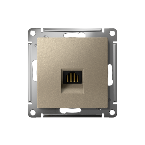 ATLASDESIGN РОЗЕТКА компьютерная RJ45 кат. 5e, механизм, ШАМПАНЬ ATLASDESIGN РОЗЕТКА компьютерная RJ45 кат. 5e, механизм, ШАМПАНЬ