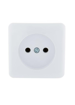 Розетка 1-м ОП Viola 16А IP20 без заземл. бел. LEZARD 751-0200-121