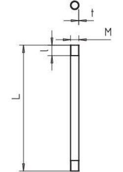 Труба с резьбой горячее цинк. M20 3000мм SM20W FT (дл.3м) OBO 2046534