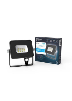 Прожектор светодиодный Qplus 10Вт 6500К IP65 850лм 200-240В ДО сер. GAUSS 690511310