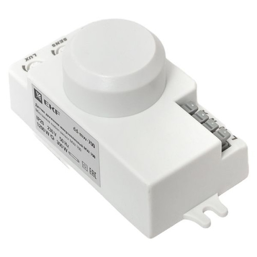 Микроволновый датчик движения бел. 1200Вт 360гр. до 10м IP20 MW-700 EKF