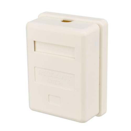 Розетка компьютерная 1-м ОП RJ45 кат.5E UTP неэкранир. бел. Rexant 03-0121 Розетка компьютерная 1-м ОП RJ45 кат.5E UTP неэкранир. бел. Rexant 03-0121