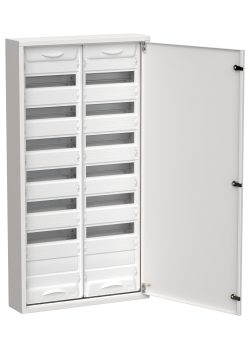 TITAN 5 Корпус металлический ЩРн-168 (2х84) 1085х570х140мм IP31 белый (одна дверь) IEK