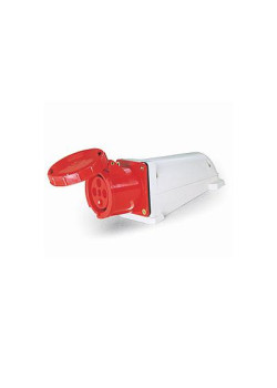 Розетка стационарная ОП PPC 134 63А 4п 3Р+РЕ 380В IP67 Pro JazzWay 5072770