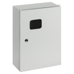 Корпус металлический ЩУРН-3/12, 480х350х165 мм, IP54, RAL7035 светло-серый LITE
