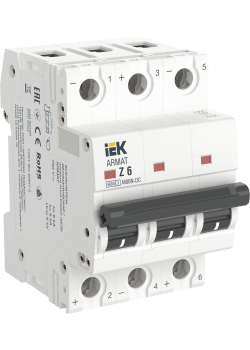 ARMAT Автоматический выключатель M06N-DC 3P Z 5А IEK