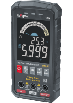Мультиметр 95 770 NMT-Mm-126B True RMS Smart цветной дисплей Navigator 95770