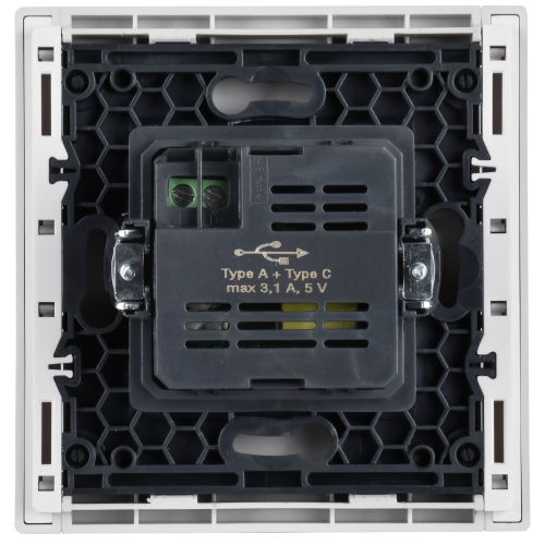 FORTE&PIANO Розетка USB A+C 3,1А FP250 белый IEK FORTE&PIANO Розетка USB A+C 3,1А FP250 белый IEK