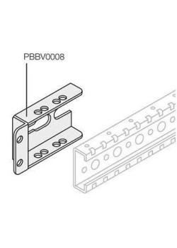 Уголок для верт. шин сбоку шкафа (уп.8шт) ABB 1STQ007430A0000