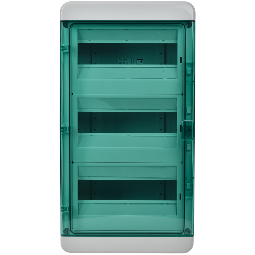 TEKFOR Корпус пластиковый КМПн-36 IP65 зеленая прозрачная дверь IEK TEKFOR Корпус пластиковый КМПн-36 IP65 зеленая прозрачная дверь IEK