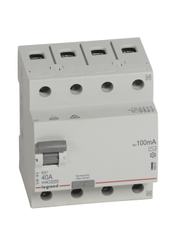 RX3 ВДТ 100мА 40А 4П AC LEGRAND