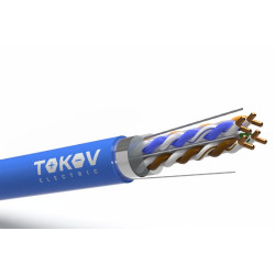 Кабель витая пара F/UTP 4х2х23AWG(0.57мм) кат.6 LSZH TOKOV PRO Fluke tested TOKOV ELECTRIC
