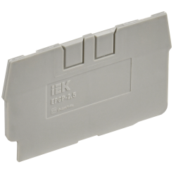 ARMAFIX Заглушка для клемм серий CP/CX 2,5мм2 серая IEK