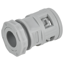 ELASTA Муфта вводная для гофрированных труб MVN16 IP40 серая IEK