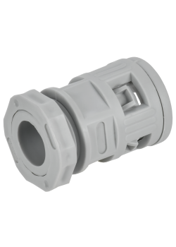 ELASTA Муфта вводная для гофрированных труб MVN16 IP40 серая IEK