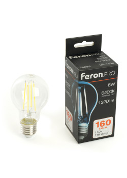Лампа светодиодная Feron.PRO LB-1108 Шар E27 1320LM 8W 175-265V 6400K
