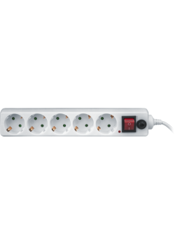 Удлинитель с сетевым фильтром 5х3м с заземл. 10А IP20 71 862 NSP-05-300-ESC-3х0.75 3х0.75 Navigator 71862