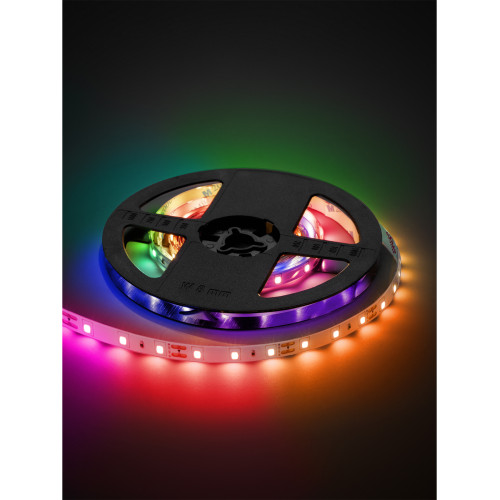 Комплект светодиодной ленты SMD5050-30 LED/м-12 В-7,2 Вт/м-IP20-RGB (3 м), 18 Вт, IR-контроллер TDM Комплект светодиодной ленты SMD5050-30 LED/м-12 В-7,2 Вт/м-IP20-RGB (3 м), 18 Вт, IR-контроллер TDM