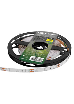 Лента светодиодная SMD2835-60 LED/м-IP20-12 В-4,8 Вт/м-желтый (5 м) TDM