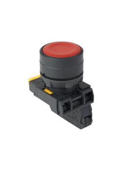 Кнопка SB-31 плоская с фиксацией 1NС красная IP65