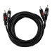 Шнур 2RCA Plug - 2RCA Plug 3м (GOLD) Rexant 17-0145 Шнур 2RCA Plug - 2RCA Plug 3м (GOLD) Rexant 17-0145