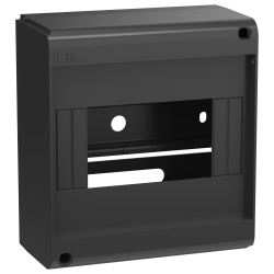 UNION Mini Корпус пластиковый КМПн-6 IP20 без двери черный IEK