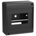 UNION Mini Корпус пластиковый КМПн-6 IP20 без двери черный IEK UNION Mini Корпус пластиковый КМПн-6 IP20 без двери черный IEK