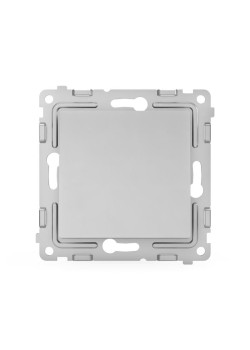 Переключатель проходной 1-кл. СП Pixel 10А IP20 механизм алюм. TOKOV ELECTRIC TKE-PX-P1-C03