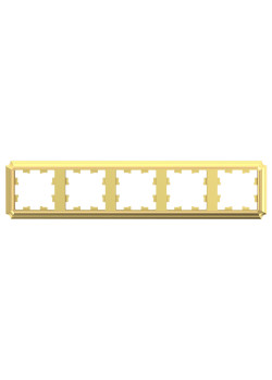 ATLASDESIGN ANTIQUE 5-постовая РАМКА, универсальная, ЗОЛОТО
