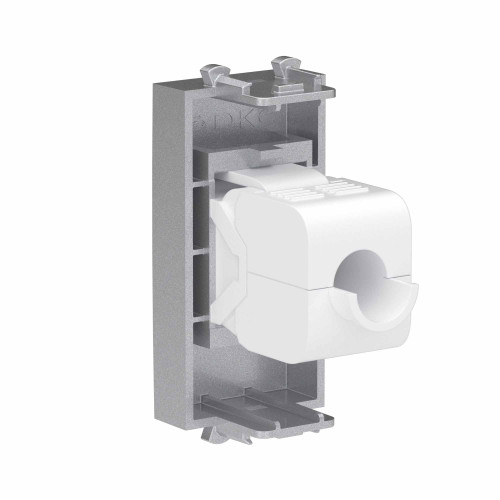 Компьютерная розетка RJ-45 без шторки модульная, кат.6, Avanti, закаленная сталь, 1 модуль Компьютерная розетка RJ-45 без шторки модульная, кат.6, Avanti, закаленная сталь, 1 модуль