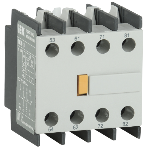 Приставка ПКИ-13 дополнительные контакты 1NO+3NC IEK
