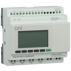 Микро ПЛК PLR-M. CPU DI08/DO04(R) 24В DC ONI