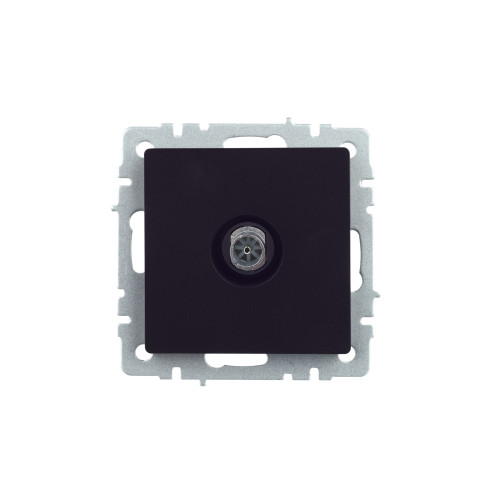 BRITE Розетка TV оконечная РТВ11-0-БрЧ черный IEK BRITE Розетка TV оконечная РТВ11-0-БрЧ черный IEK