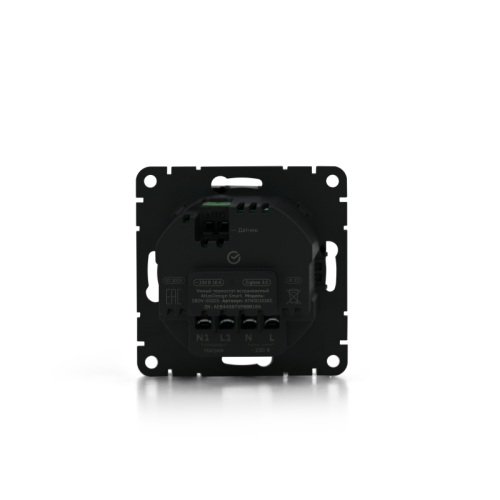 Термостат программируемый для электрического теплого пола AtlasDesign Smart 16А Zigbee механизм черн. SE ATN001038Z Термостат программируемый для электрического теплого пола AtlasDesign Smart 16А Zigbee механизм черн. SE ATN001038Z