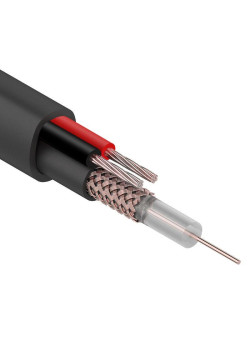 Кабель КВК-П-1.5+2х0.5 наруж.Ч бухта (м) REXANT 01-4013