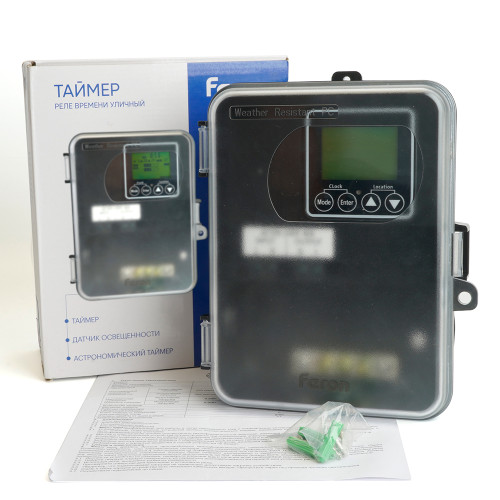 Таймер (реле времени) Feron TM101 13800W двухзонный Таймер (реле времени) Feron TM101 13800W двухзонный