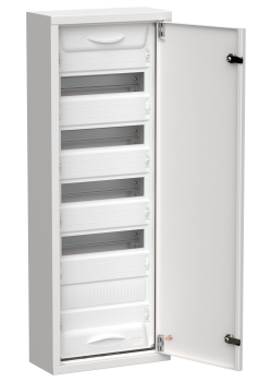 TITAN 5 Корпус металлический ЩРн-60 (1х60) 835х310х140мм IP31 белый (одна дверь) IEK
