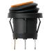 Выключатель клавишный круглый KCD2-101N/FS 250В AC/DC, 1P, 6А, (3с), ON-OFF, черный корпус, желтая клавиша с LED подсветкой, IP54 TDM Выключатель клавишный круглый KCD2-101N/FS 250В AC/DC, 1P, 6А, (3с), ON-OFF, черный корпус, желтая клавиша с LED подсветкой, IP54 TDM