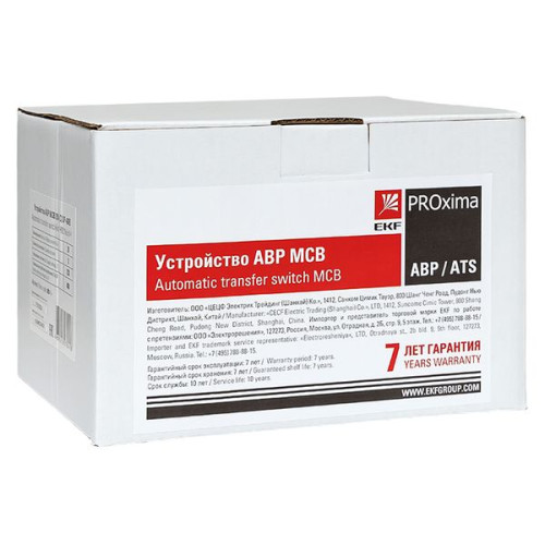 Устройство АВР МCB 20А (C) 3Р 400В EKF