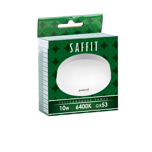 Лампа светодиодная SAFFIT SBGX5310 GX53 10W 230V 6400K Лампа светодиодная SAFFIT SBGX5310 GX53 10W 230V 6400K