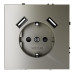 Розетка 1-м СП S70 16А с USB A+A с заземл. защ. шторки механизм шелк Voltum VLS040404 Розетка 1-м СП S70 16А с USB A+A с заземл. защ. шторки механизм шелк Voltum VLS040404