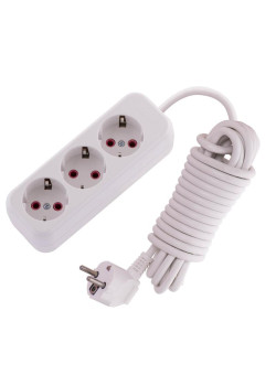 Удлинитель 3х5м с заземл. 16А IP20 Lila LEZARD 720-0305-301