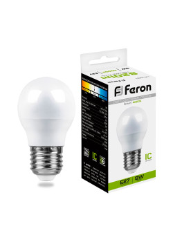 Лампа светодиодная Feron LB-550 Шарик E27 9W 175-265V 4000K