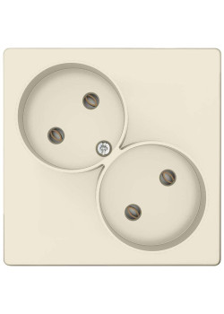 Розетка 2-м СП Simon 24 16А IP20 2х2P без защ. шторок механизм сл. кость Simon 2450457-031