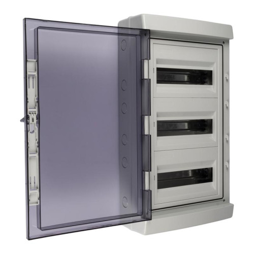 Бокс модульный накладной PDB/W 4036 GR (ЩРН-ПГ-36) IP65 пластик. Pro JazzWay 5072169