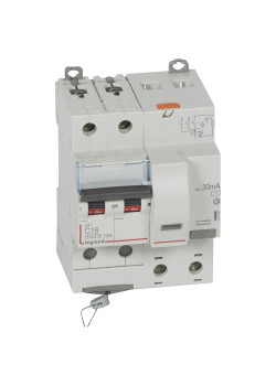 АВДТ DX3 2П C16А 30MA-AC 4м LEGRAND