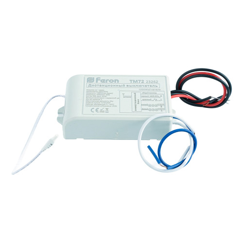 Выключатель дистанционный 230V 1000W 2-хканальный 30м с пультом управления, TM72 Выключатель дистанционный 230V 1000W 2-хканальный 30м с пультом управления, TM72