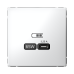 ARTGALLERY USB РОЗЕТКА тип-С 65Вт высокоскор.заряд. QC, PD, механизм, БЕЛЫЙ ARTGALLERY USB РОЗЕТКА тип-С 65Вт высокоскор.заряд. QC, PD, механизм, БЕЛЫЙ